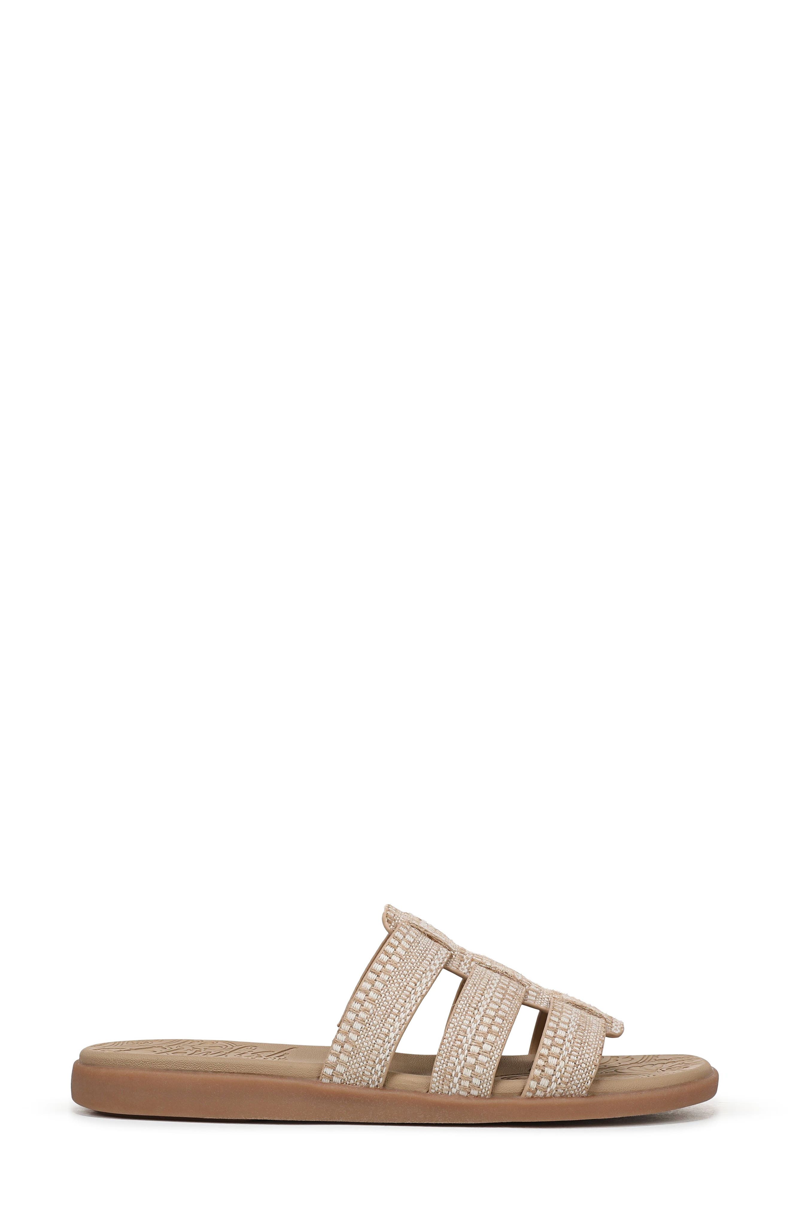 Jellyfish Slide Sandal, Alternate, color, NATURAL RAFFIA