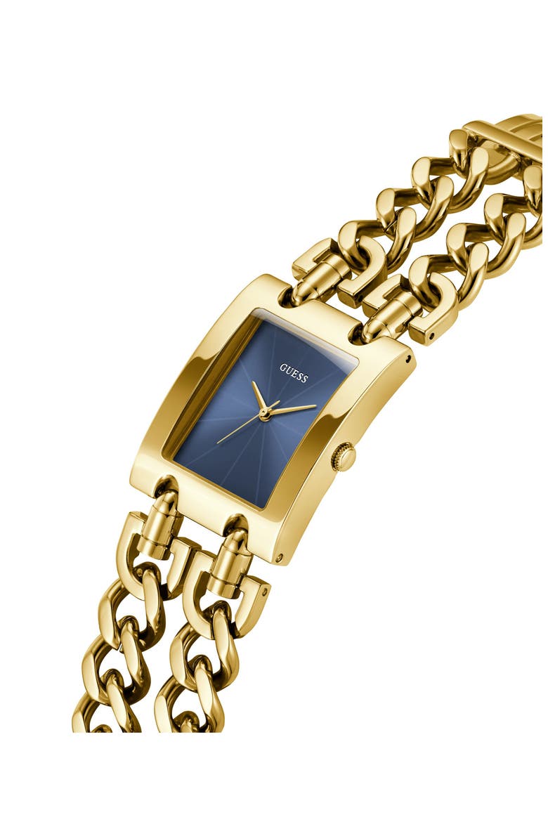 Mod Heavy Metal Indigo Dial Bracelet Watch, 28mm x 36mm, Alternate, color, BLUE