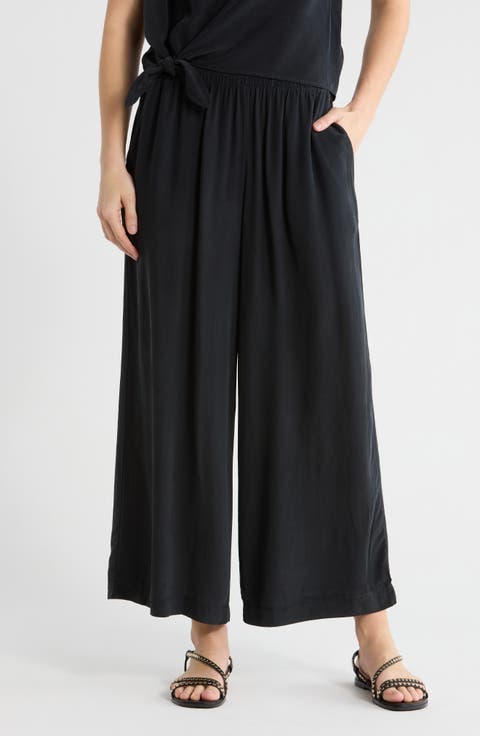 Alessandra Wide Leg Silk Pants