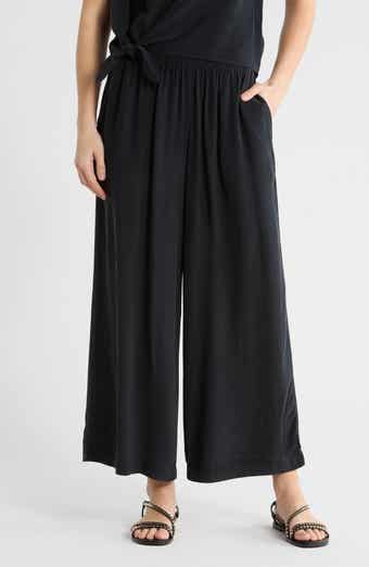 Splendid Alessandra Wide Leg Silk Pants