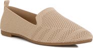 LONDON RAG Akili Textured Knit Pointed Toe Flat