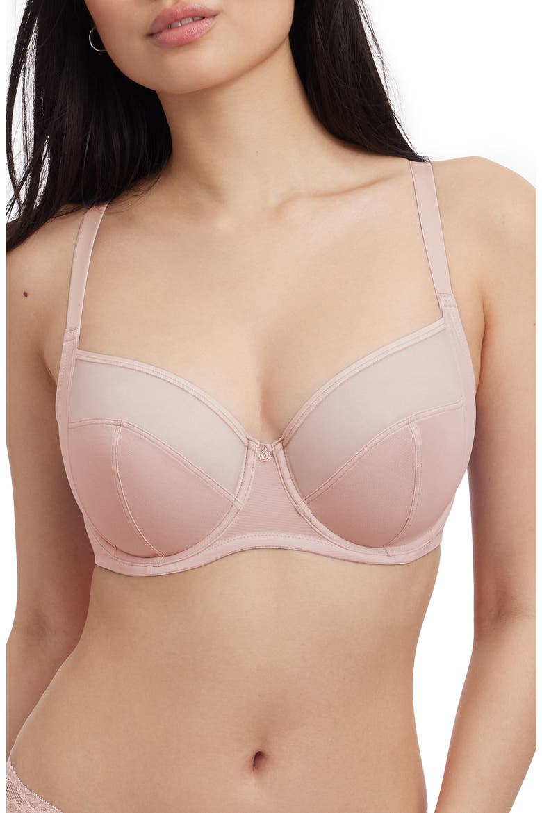 Spellbound Underwire Full Coverage Bra, Main, color, PINK PEARL