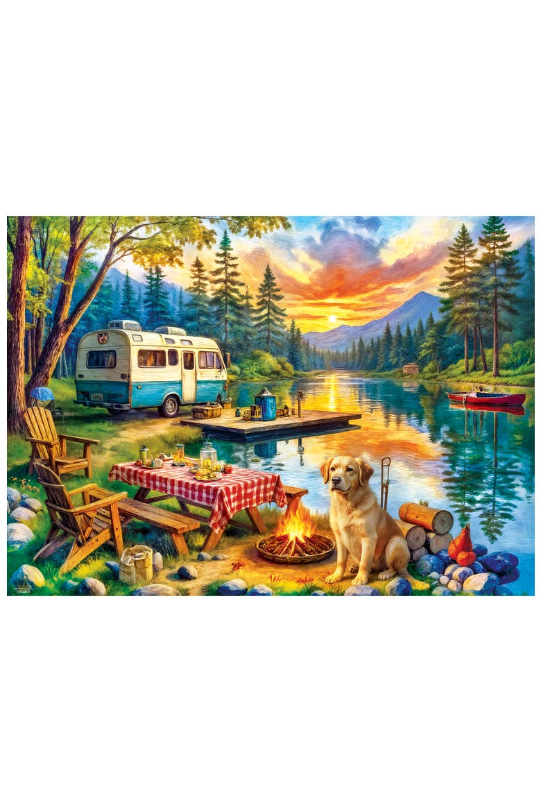 The Lake is Calling 1000 Piece Puzzle, Alternate, color, Multicolor