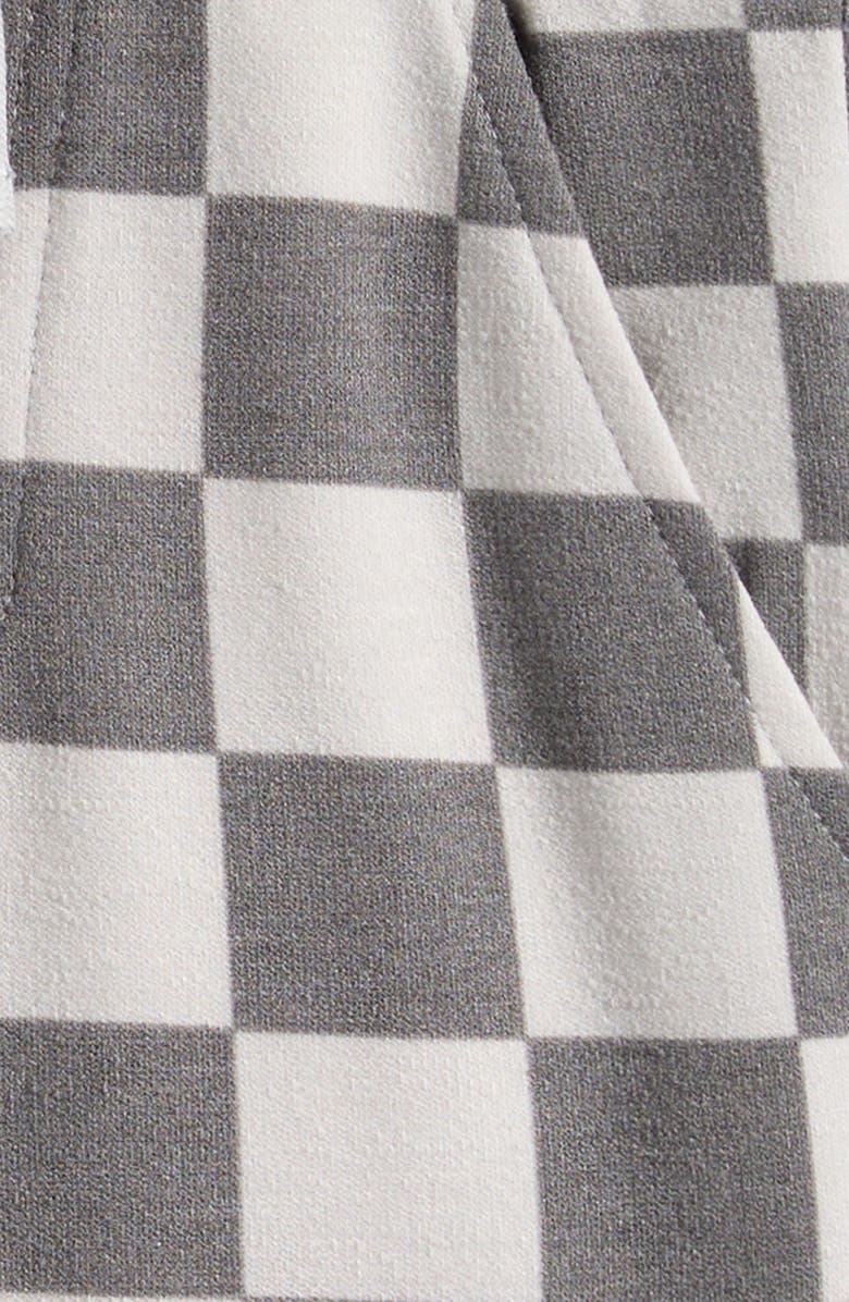 MILES THE LABEL Kids' Checkerboard Print Shorts, Alternate, color, Light Grey