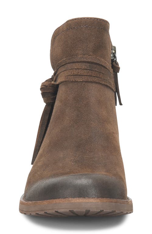 Söfft Blake Waterproof Bootie In Brown Suede