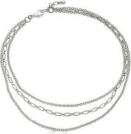 Loni Paul Jewelry Delicate Three Strand Necklace