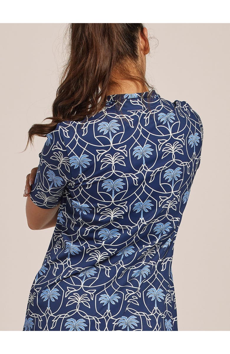 Tori Richard Palm Royale Liandra Dress, Alternate, color, Navy