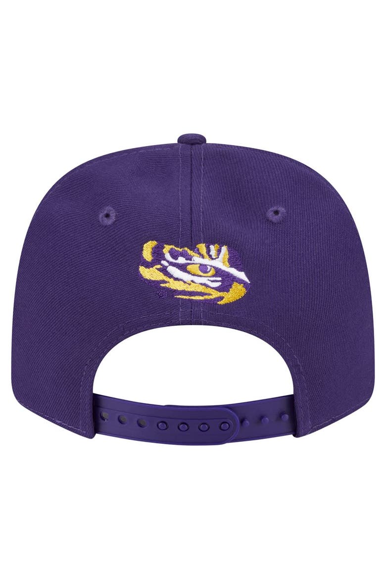 Men's New Era  Purple LSU Tigers Team Collective 9SEVENTY Stretch-Snap Adjustable Hat, Alternate, color, Purple