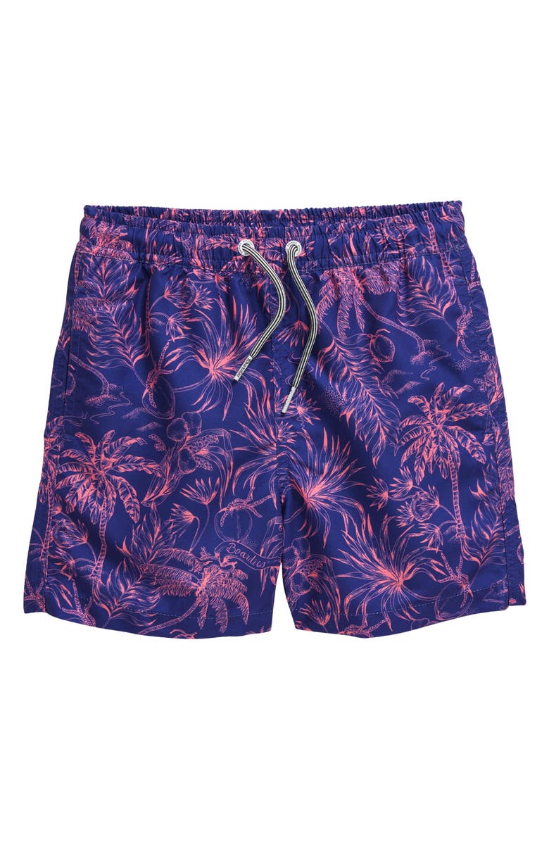 Boardies Kids' Palm Tree Print Swim Trunks, Main, color, 