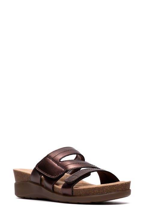 Calenne Holly Wedge Slide Sandal (Women)