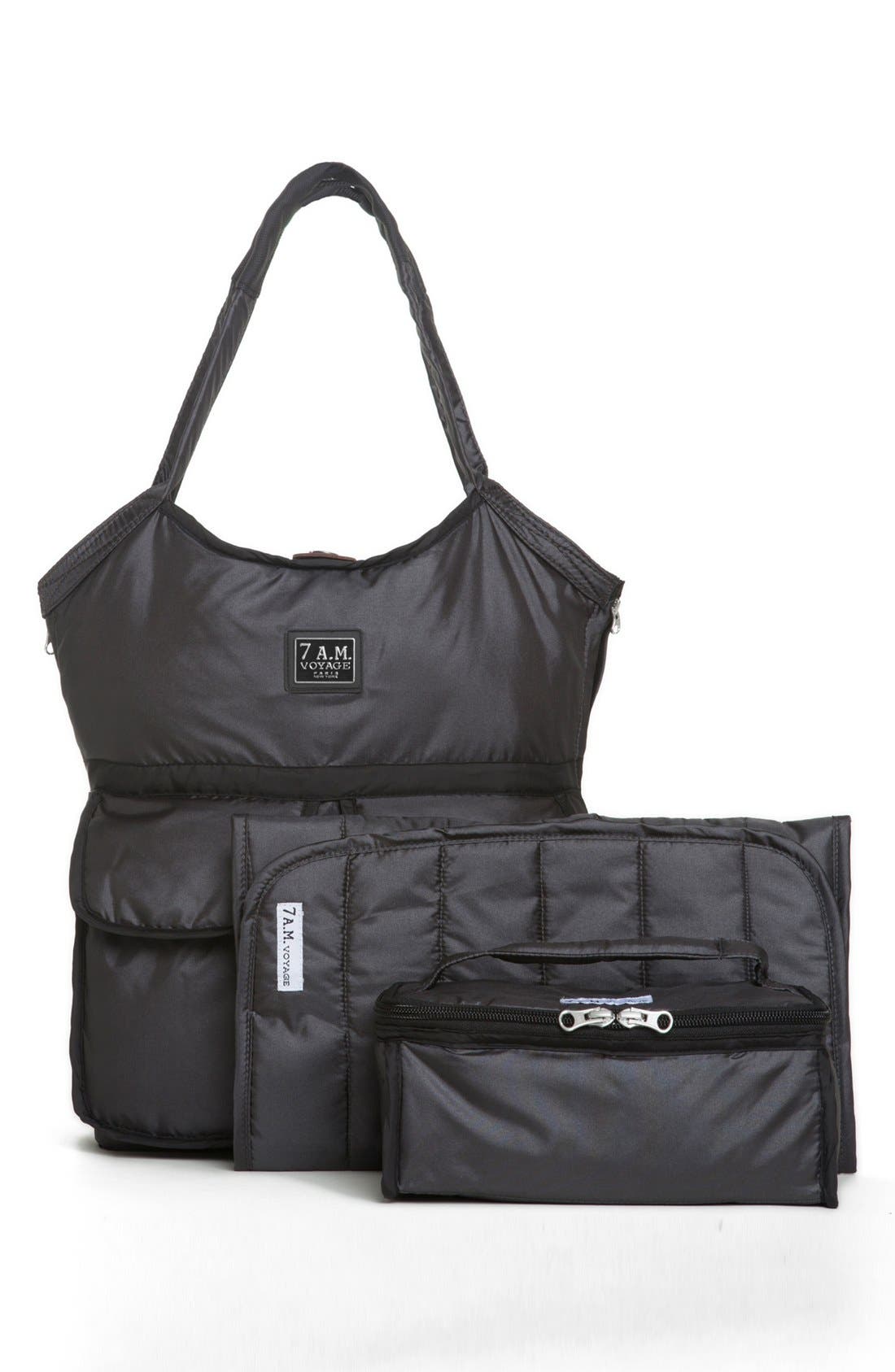 7 A.M. Enfant 'Barcelona' Diaper Bag, Alternate, color, 