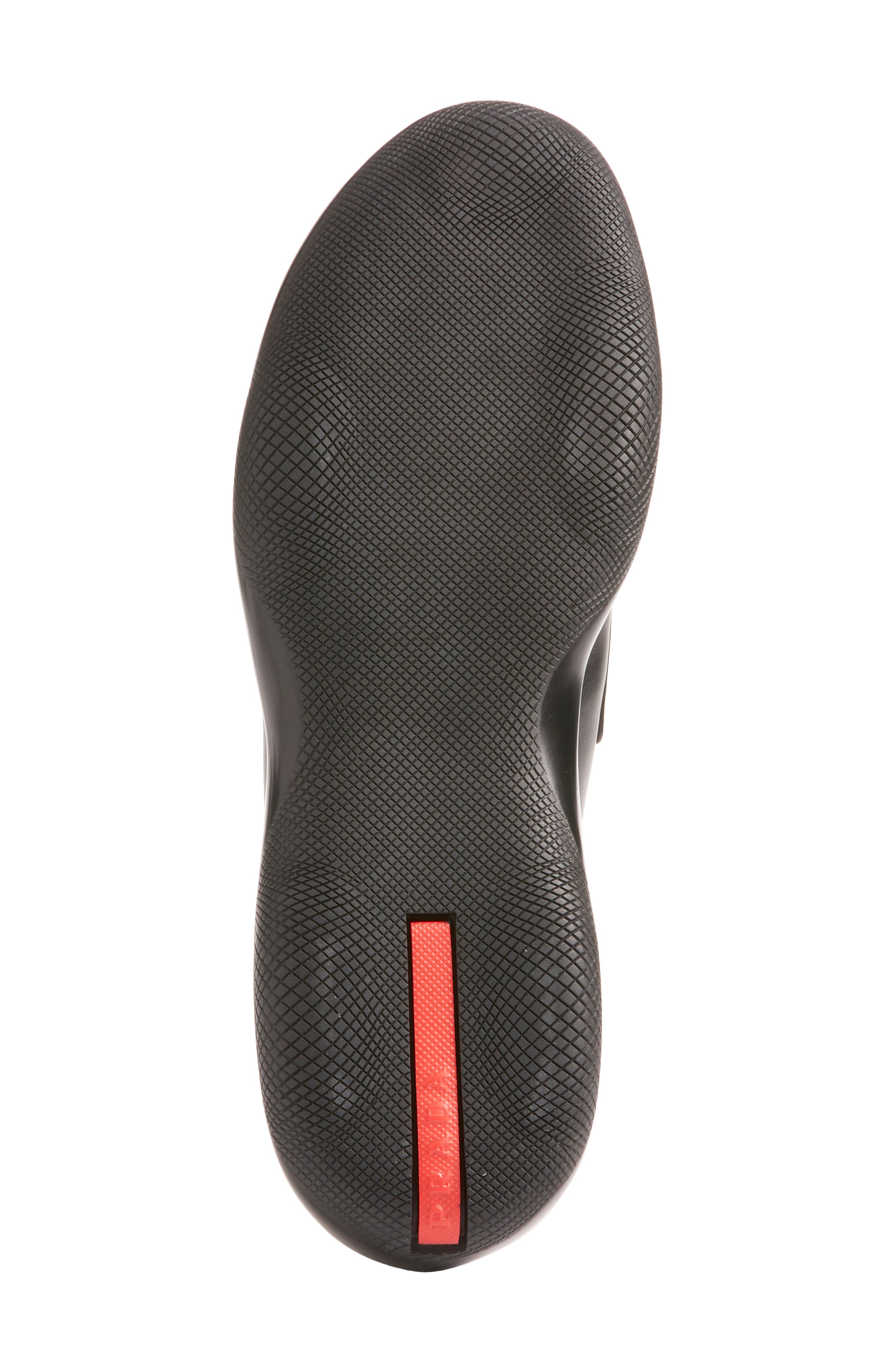 Prada America's Cup Penny Loafer, Alternate, color, Nero