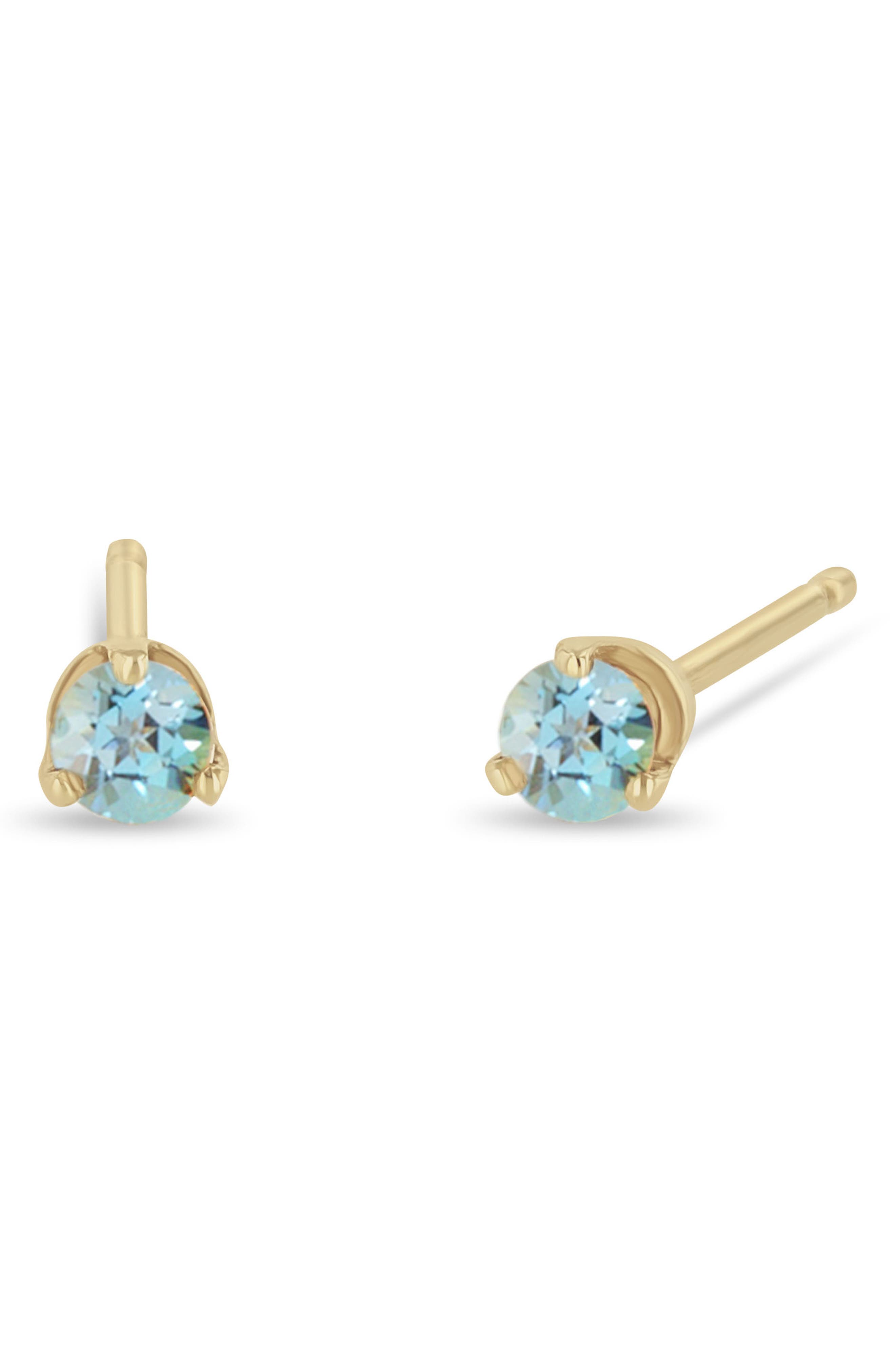 YELLOW GOLD/ AQUAMARINE