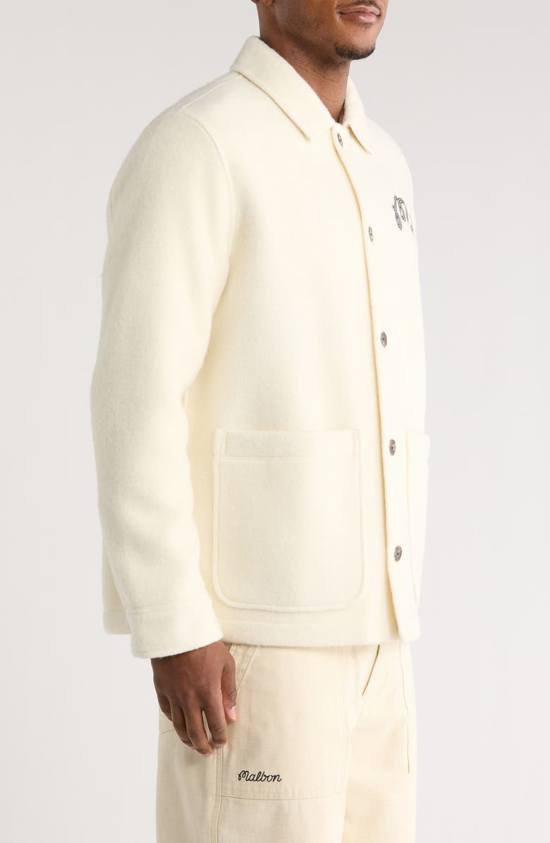 Malbon Golf Wool Chore Coat, Alternate, color, 