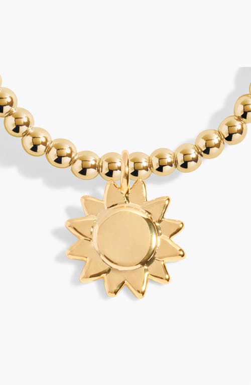 A Littles & Co. A Littles & Co A Little 'you Are My Sunshine' Bracelet In Gold