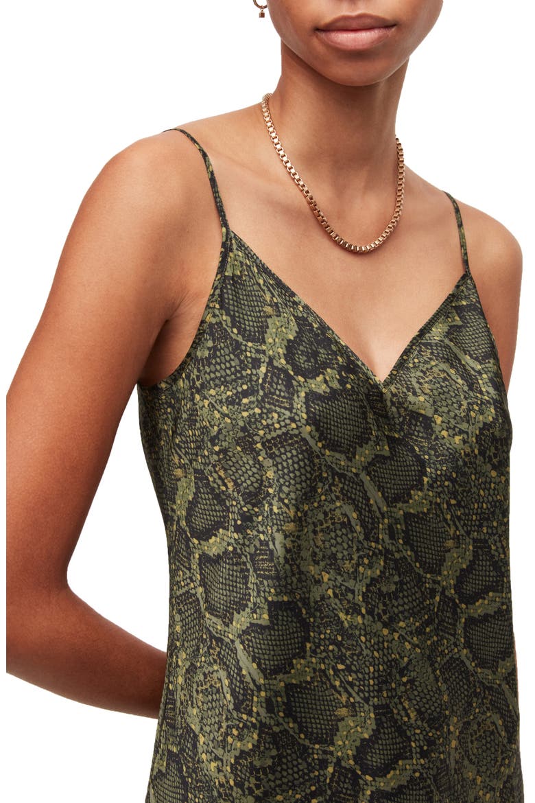 Tiana Tamora Two-Piece Sweater & Slipdress, Alternate, color, SMOKE BLACK/ KHAKI