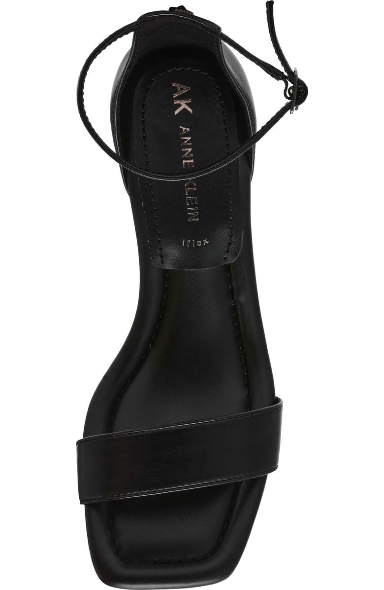 Anne Klein Jade Sandal, Alternate, color, Black Pu
