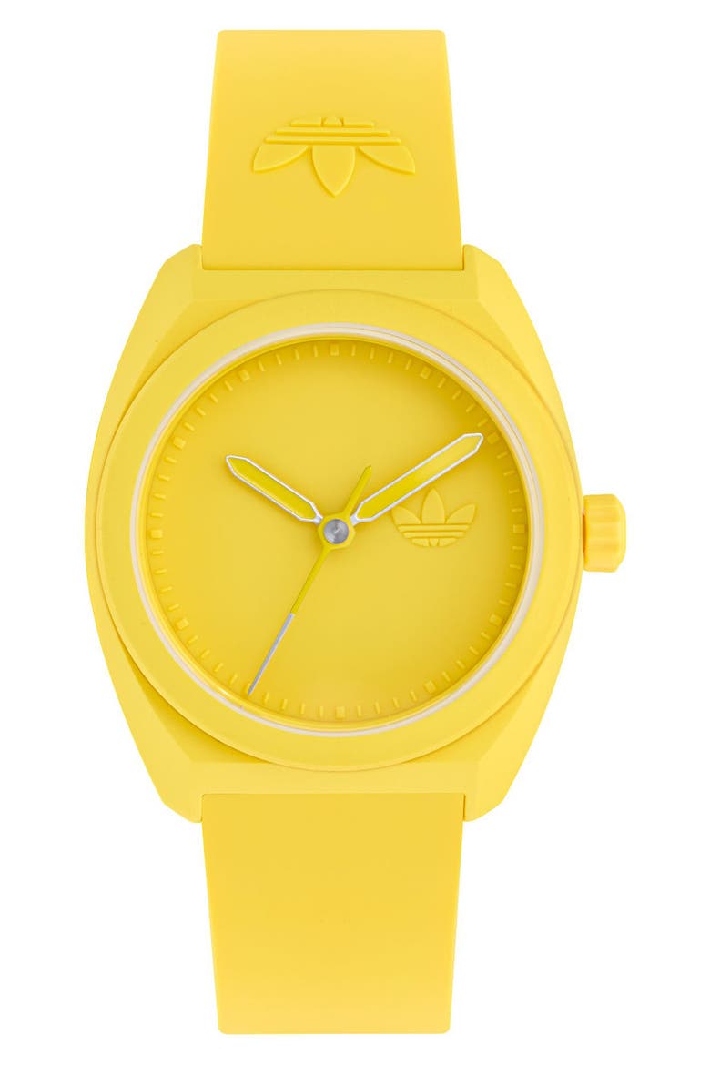 AO Street Resin Strap Watch, Main, color, YELLOW