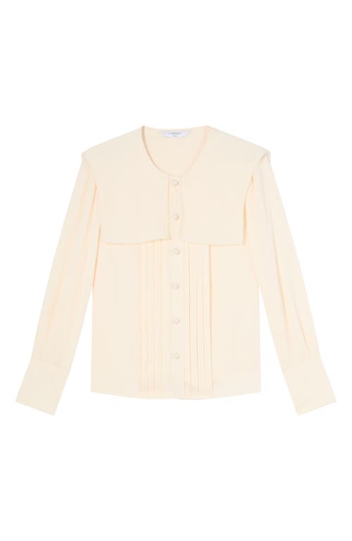 Lk Bennett Olive Sailor Shirt In Ivory
