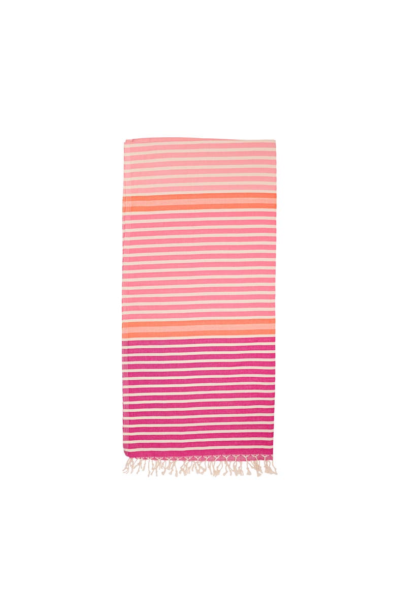 Feelgoodz Shoreline XL Turkish Cotton Towel with Matching Pouch, Alternate, color, Point Reyes