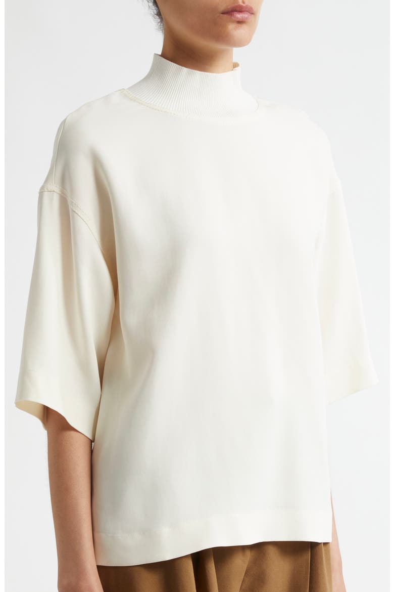 Amaya Mock Neck Knit Top, Alternate, color, IVORY
