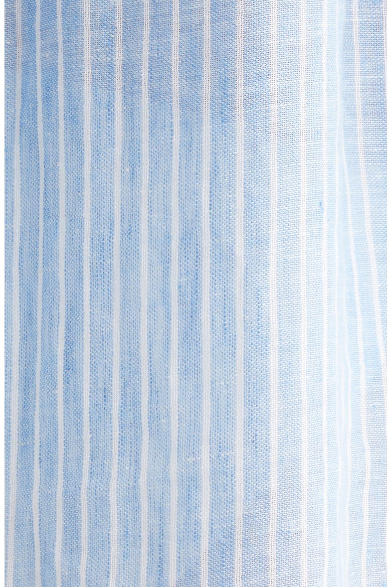 Playa Oversize Linen Cover-Up Shirt, Alternate, color, SUMMER STRIPE LINEN