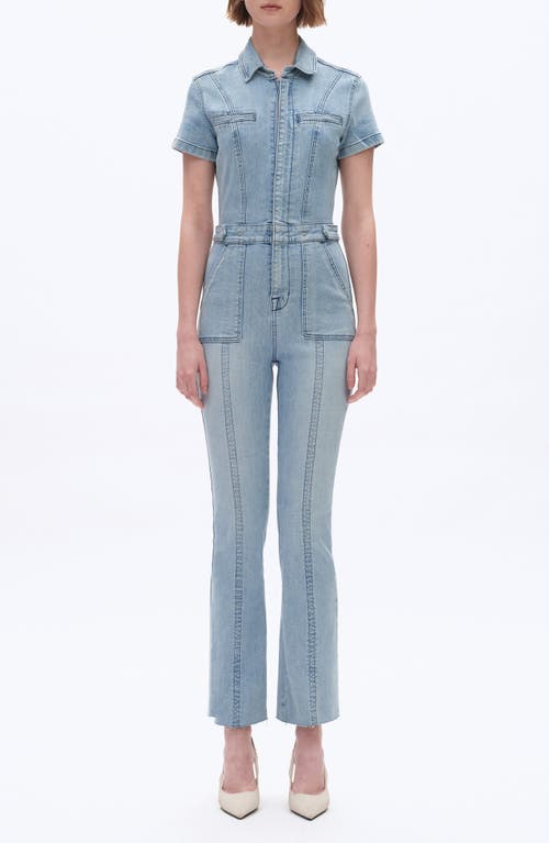 Bayeas Horse Hoof Denim Jumpsuit In Multi