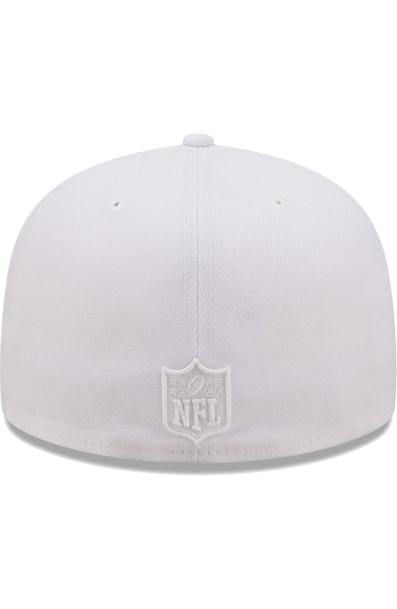 New Era Men's New Era Washington Commanders White on White 59FIFTY Fitted Hat, Alternate, color, 