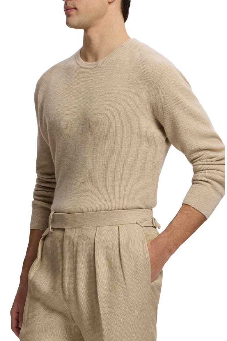 Fine Gauge Cashmere Sweater, Main, color, CHAMPAGNE