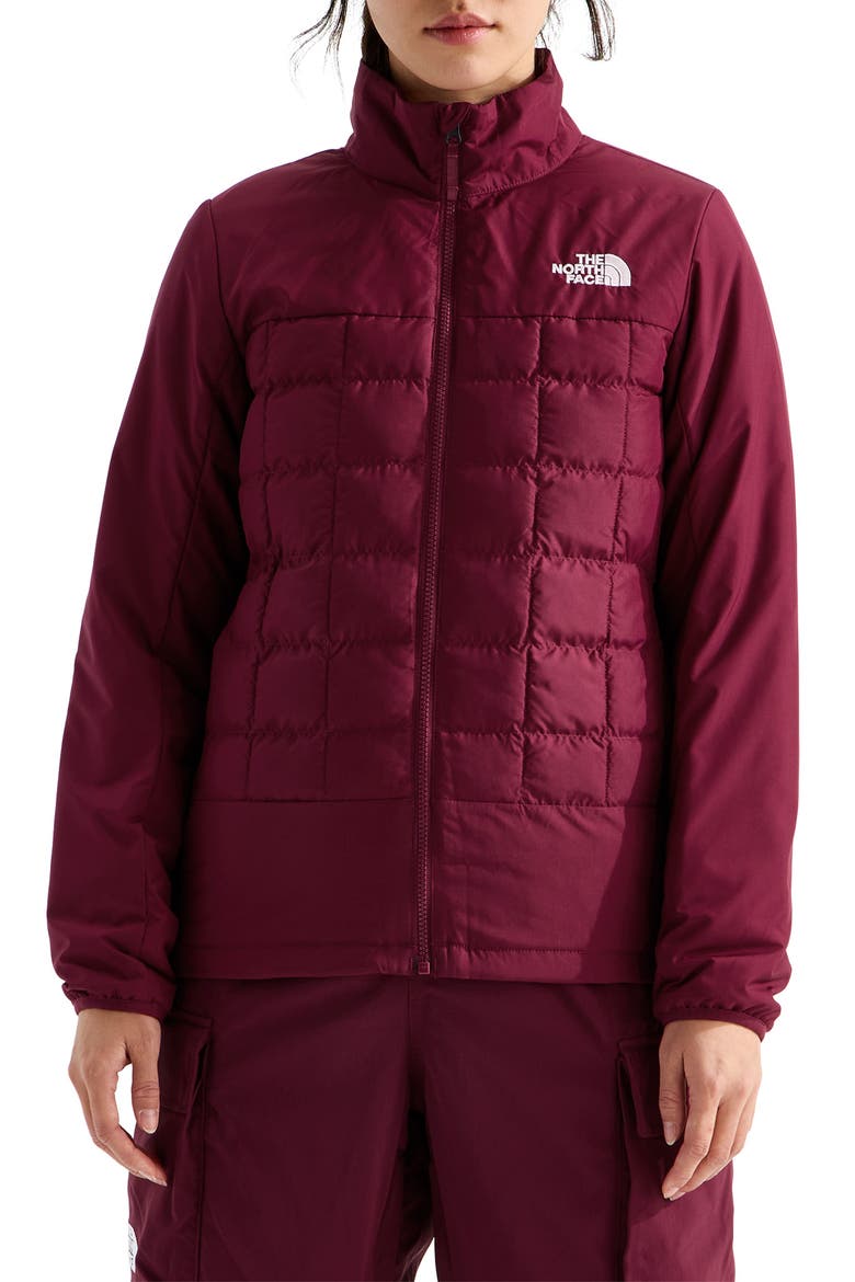 2-in-1 Thermoball™ Heatseeker™ Eco Triclimate® Snow Jacket, Main, color, BURGUNDY CRUSH/ LALI GURAN