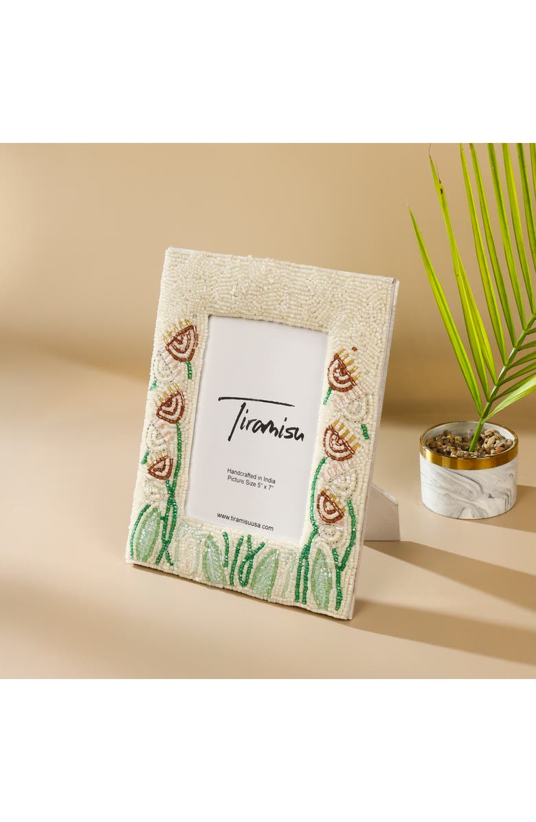 Tiramisu Garden Whispers Picture Frame, Alternate, color, White Multi