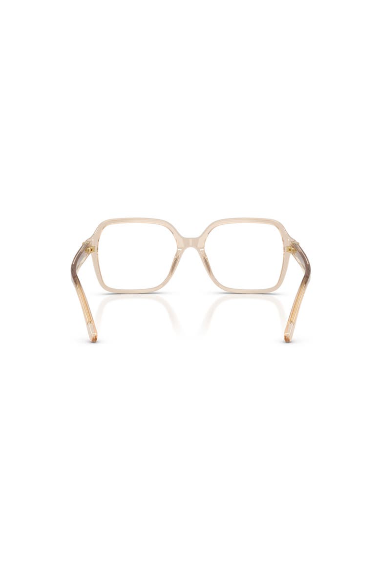 55mm Square optical glasses, Alternate, color, Beige