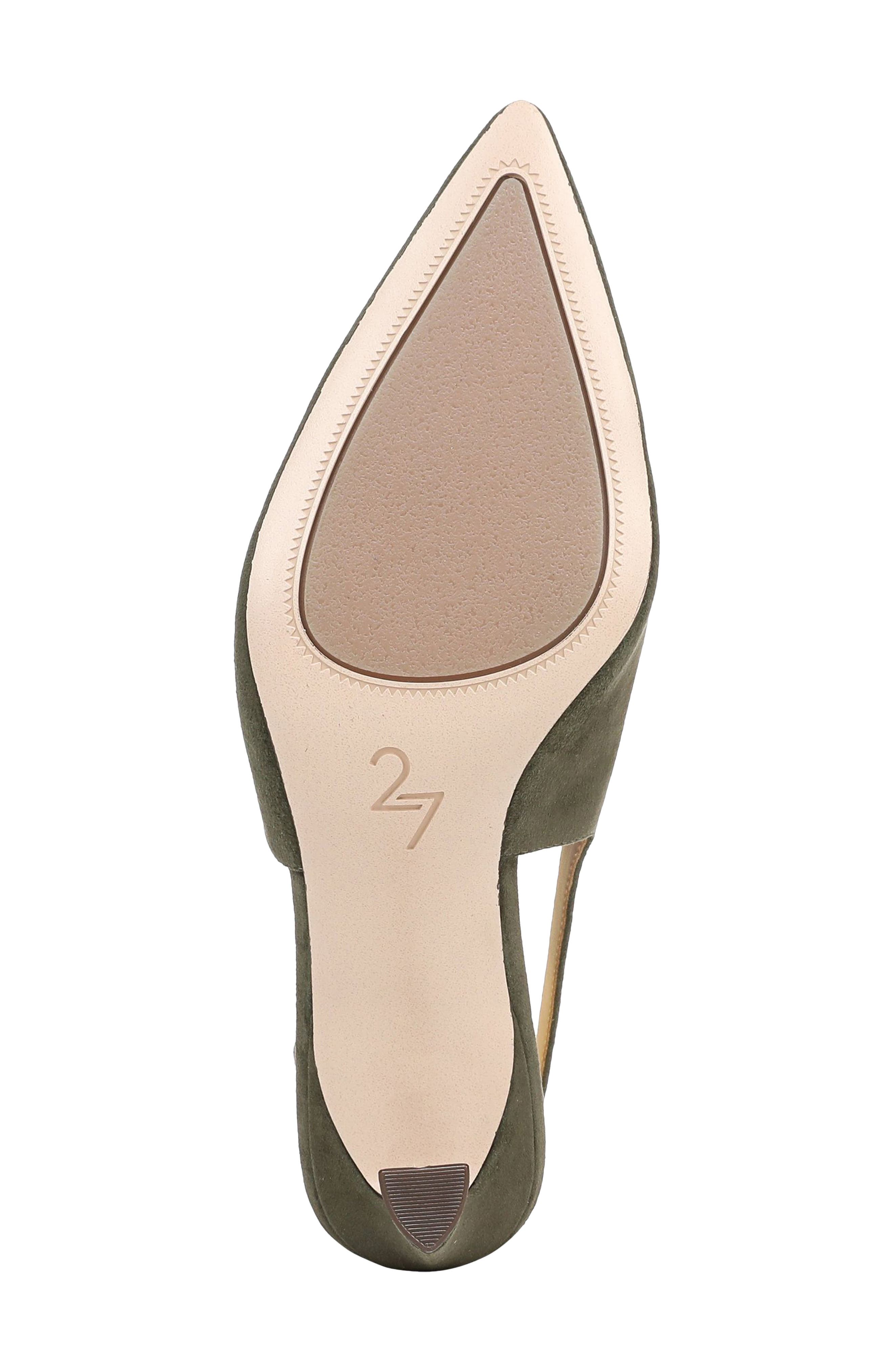 Madison Slingback Pointed Toe Pump, Alternate, color, CACTUS CLAY SUEDE