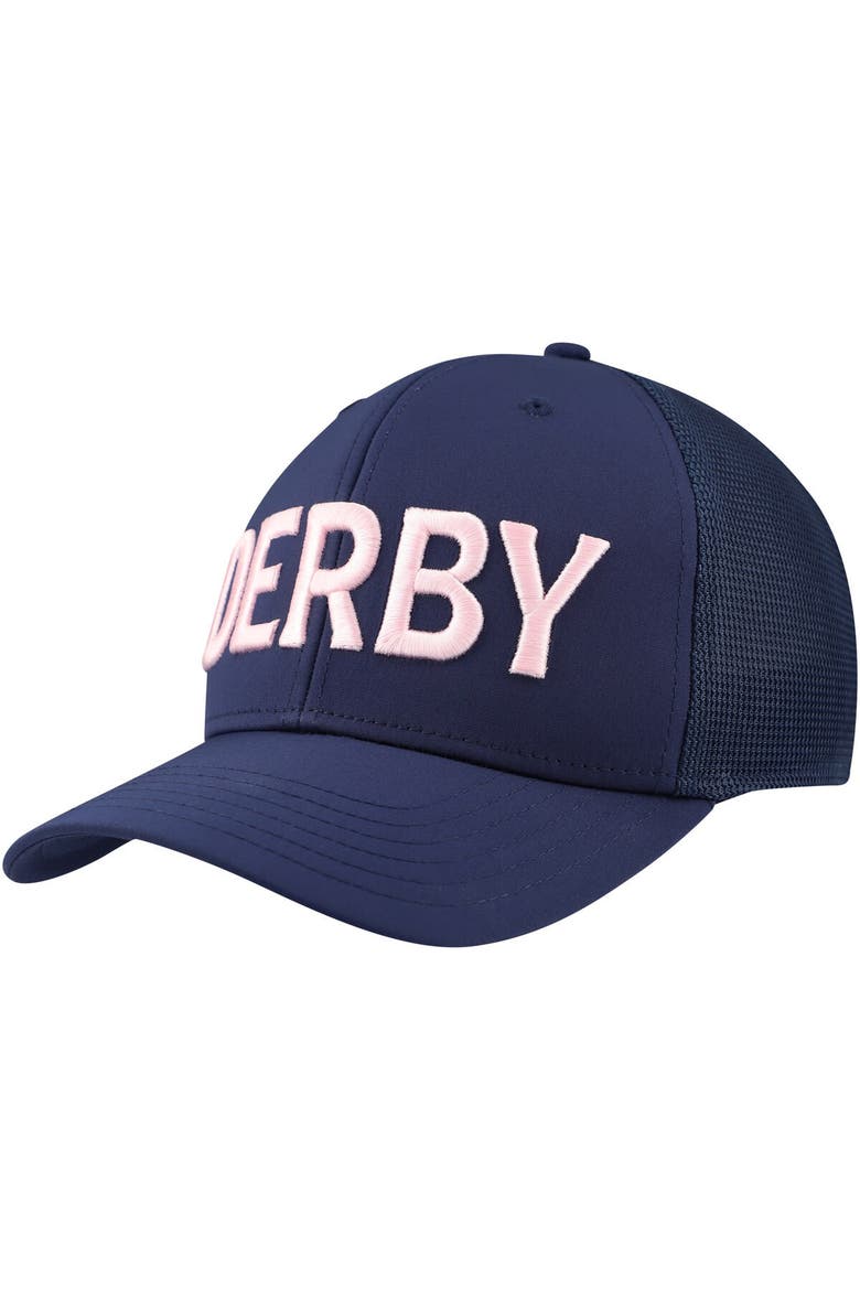 Men's Vineyard Vines Navy Kentucky Derby Trucker Adjustable Hat, Main, color, Navy