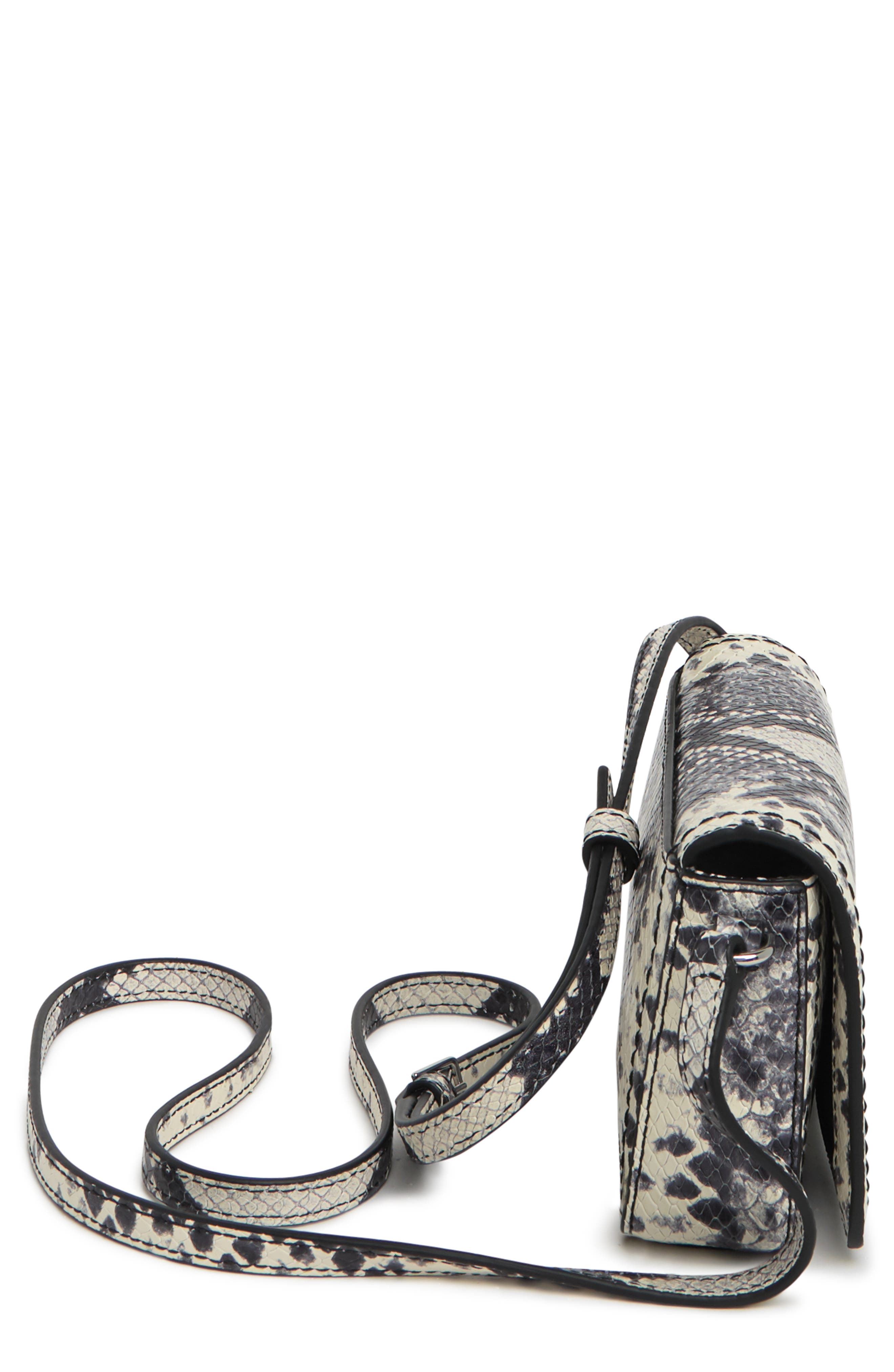 Marc Jacobs Snake Embossed Leather Mini Bag, Alternate, color, 