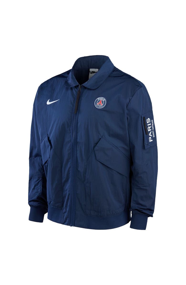 Nike Men's Nike Navy Paris Saint-Germain Full-Zip Bomber Jacket