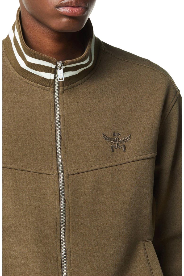 Essential Logo Ponte Track Jacket, Alternate, color, Green