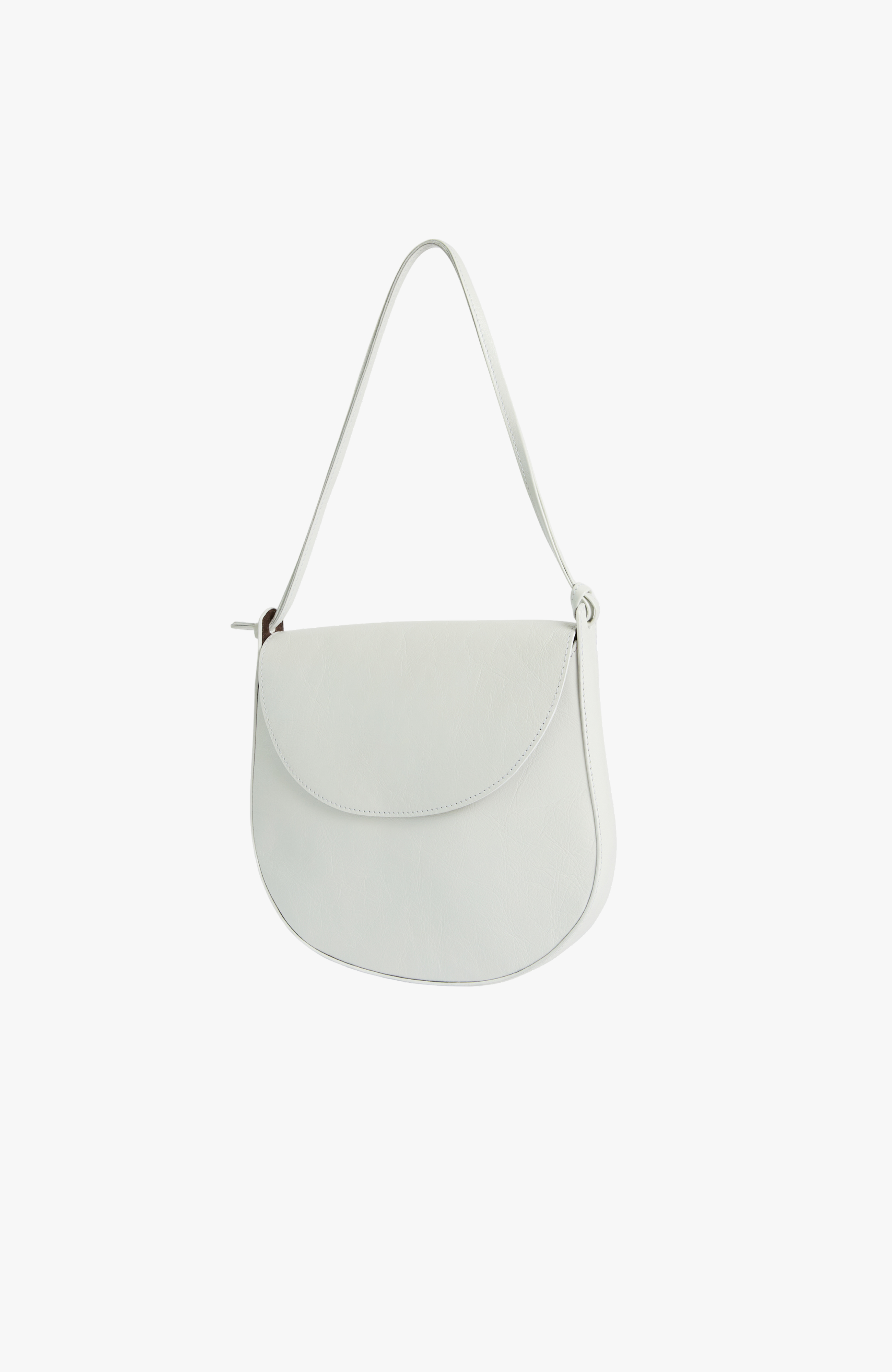 Juliette Leather Shoulder Bag, Alternate, color, White
