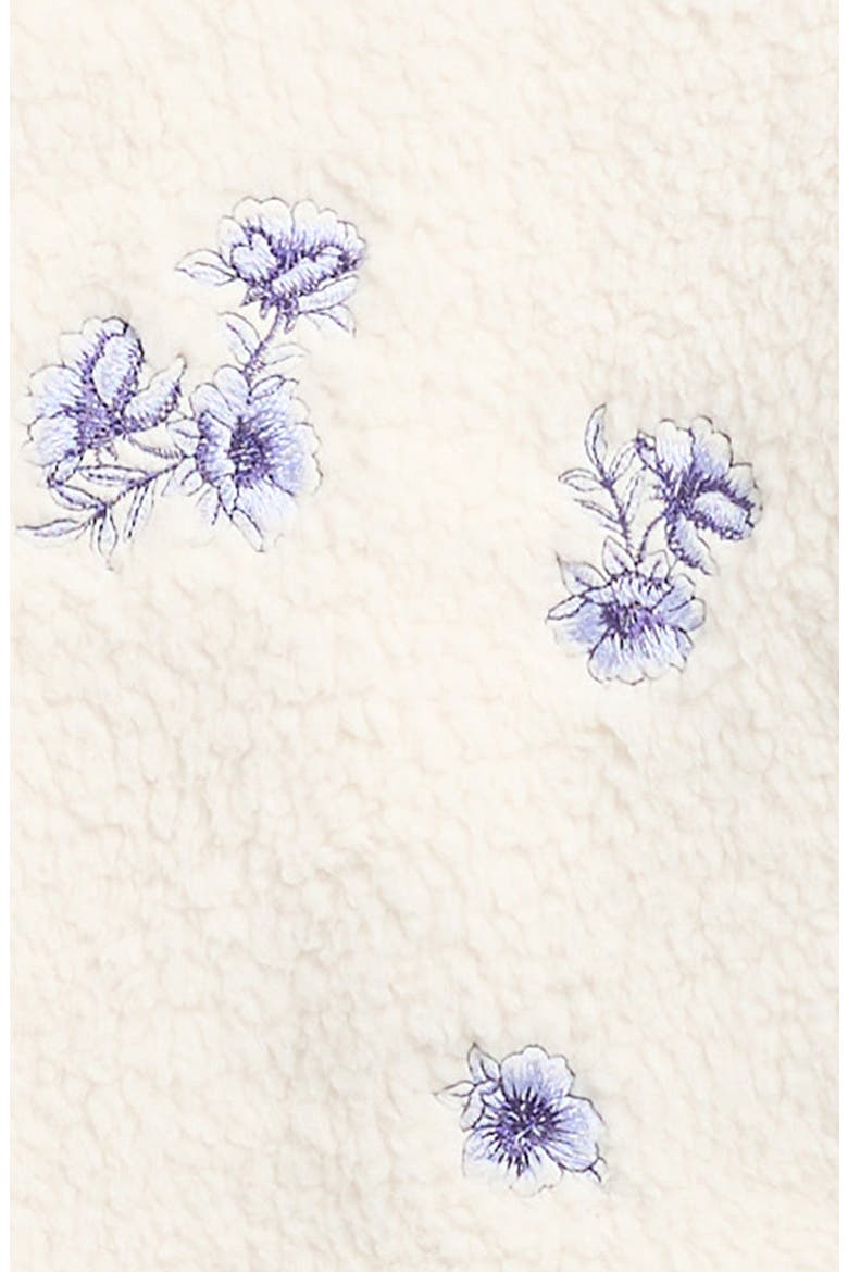 Floral Fleece Sweatshirt & Leggings Set, Alternate, color, MOONSTONE FLORAL
