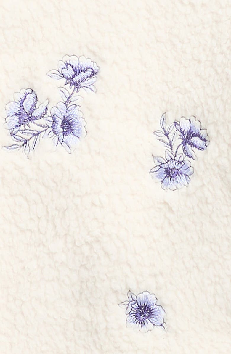 Splendid Floral Fleece Sweatshirt & Leggings Set, Alternate, color, Moonstone Floral