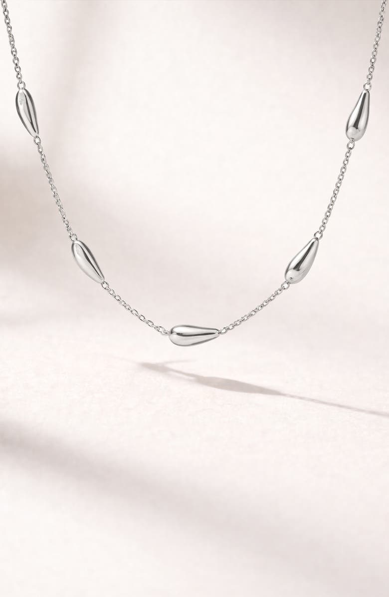 YOJ Eos Flow Necklace in Silver, Alternate, color, Silver