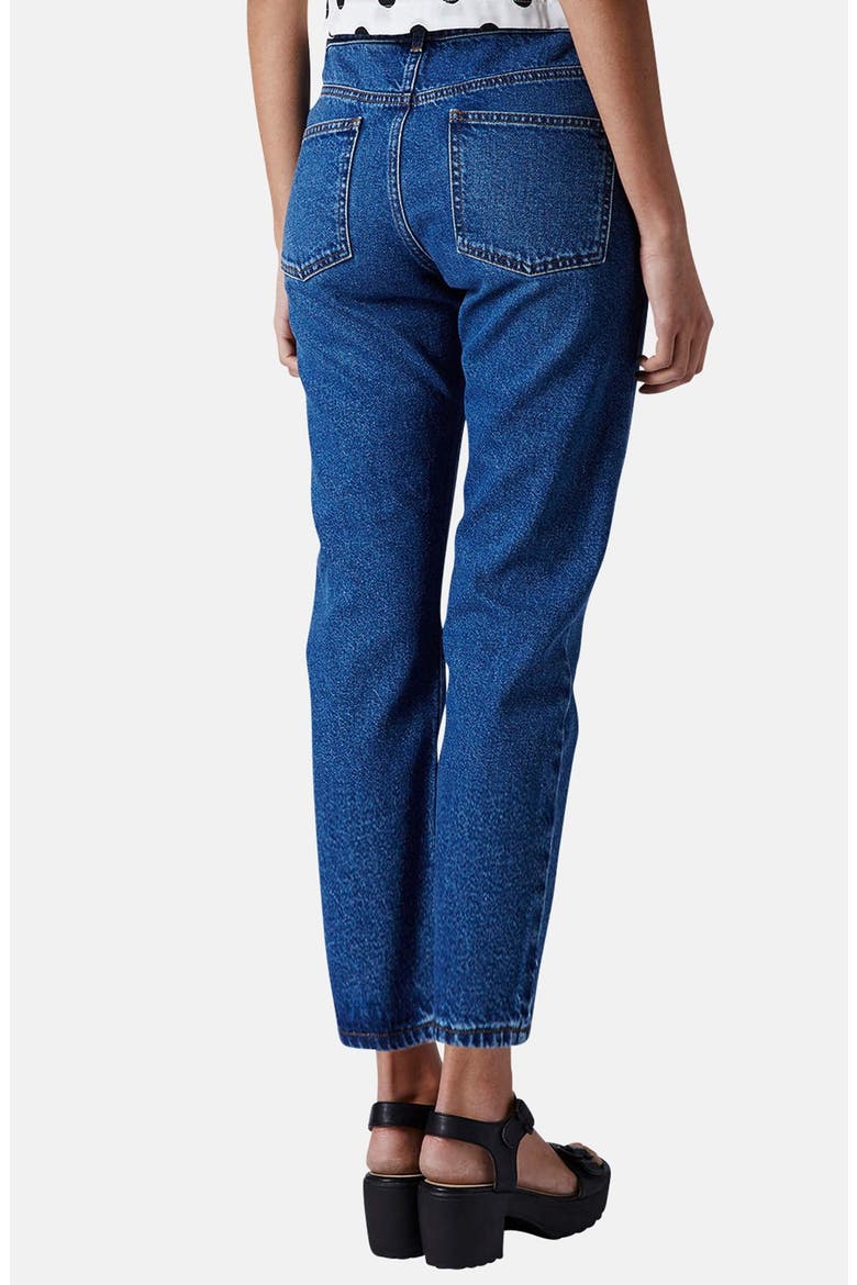 Moto Girlfriend Jeans, Alternate, color, BLUE