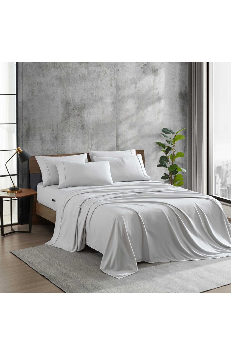 Kenneth Cole New York KCNY Solution Solid Sheet Set, Alternate, color, Grey