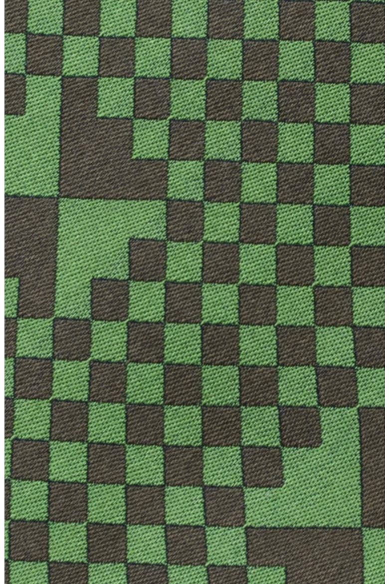 Minecraft Hidden Creeper Silk Tie, Alternate, color, GREEN