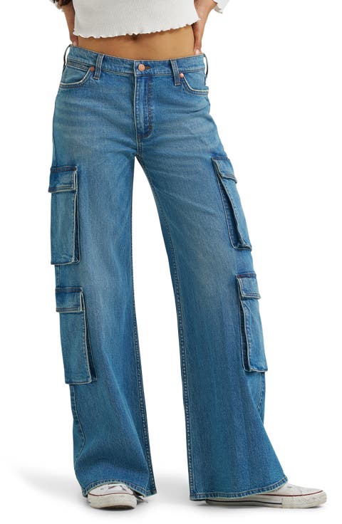 Baggy Cargo Jeans (Azurite)