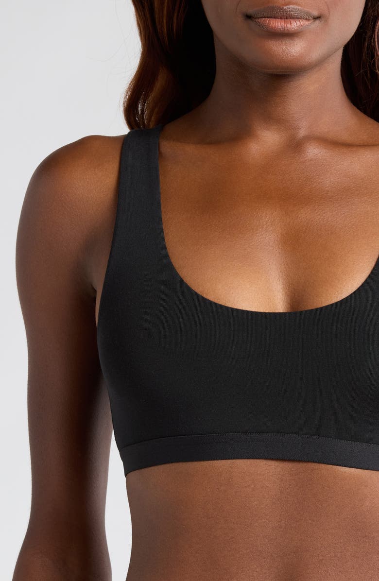 MeUndies Print Bralette, Alternate, color, Black