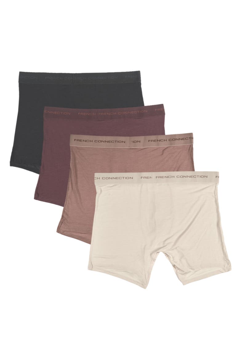 4-Pack Modal Boxer Brief, Alternate, color, Nude Multi