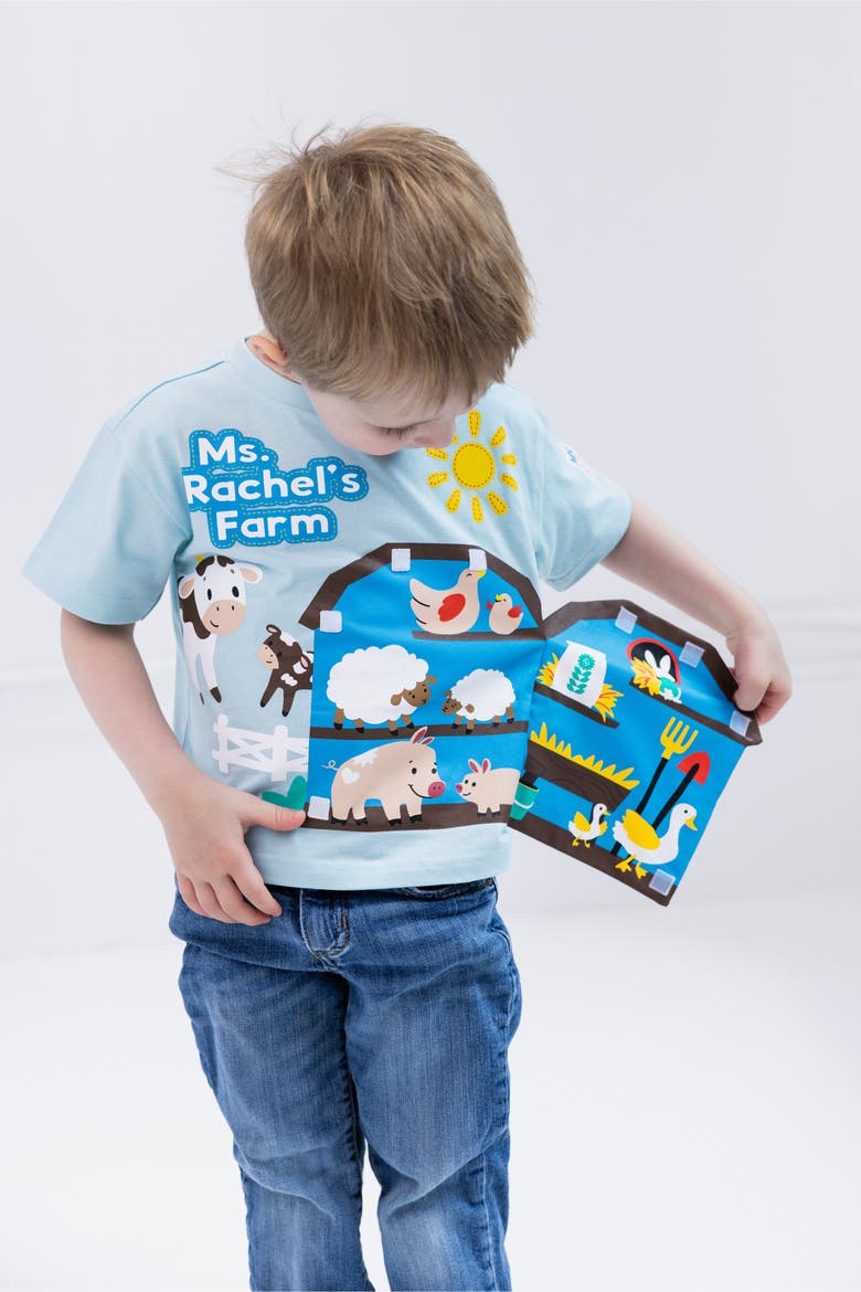 Short Sleeve T-Shirt with 3D Flap, Alternate, color, Light Blue