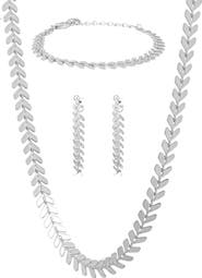 Bearfruit Jewelry Elara Chevron Jewelry Set Trendy Statement Collection