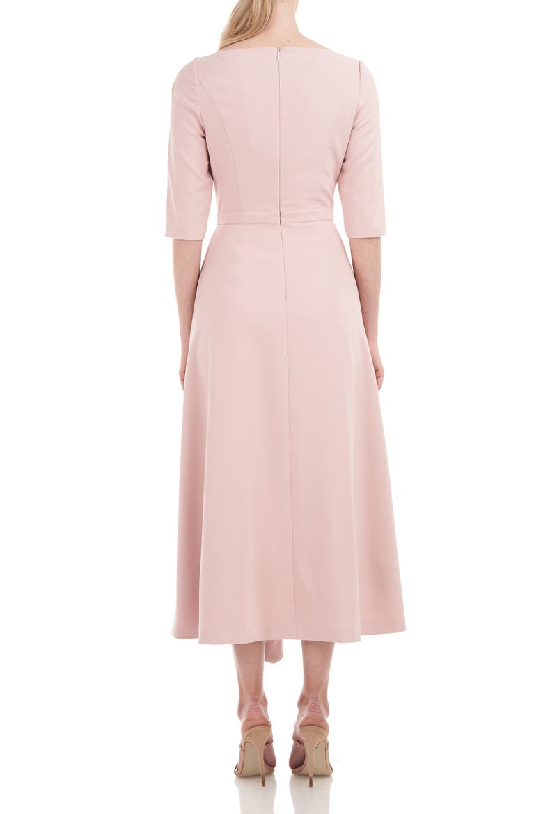 Vanessa Pleated Dress, Alternate, color, SOFT BLUSH